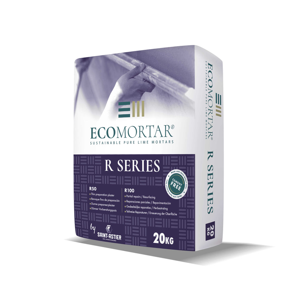 Ecomortar R Series packaging on a white background